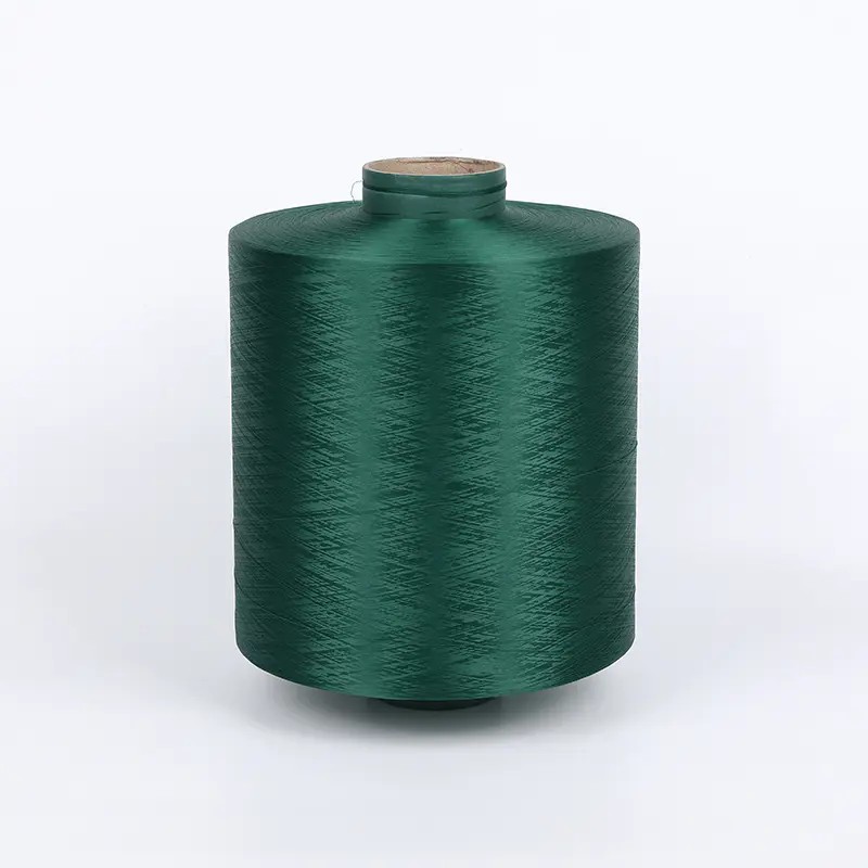 Polyester garn dty 450d/192f dope farvet