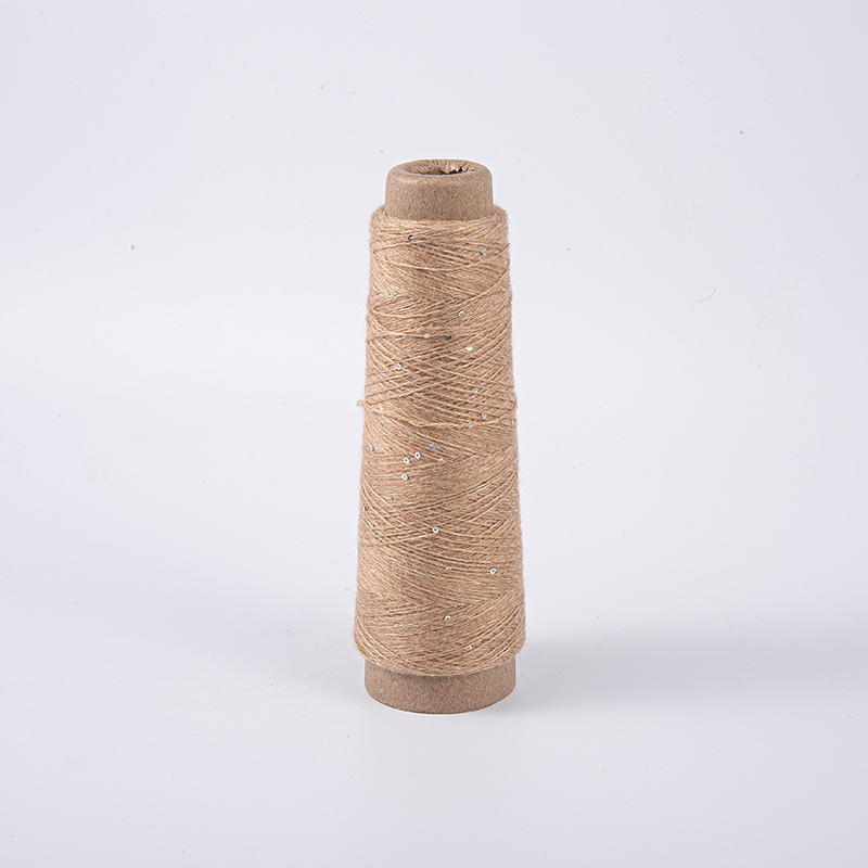 Paljetter rose guld polyester garn